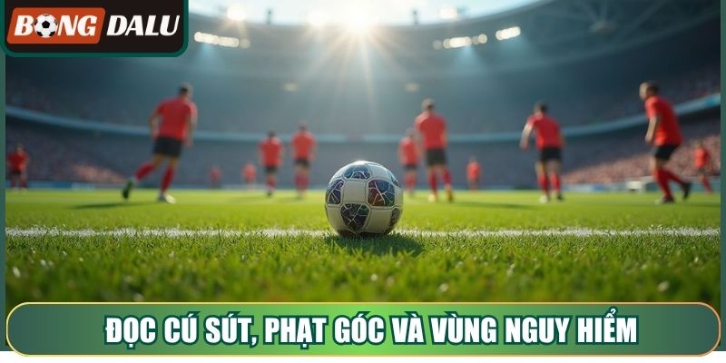 Đọc cú sút, phạt góc và vùng nguy hiểm