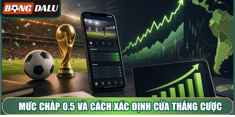 Mức chấp 0.5 và cách xác định cửa thắng cược