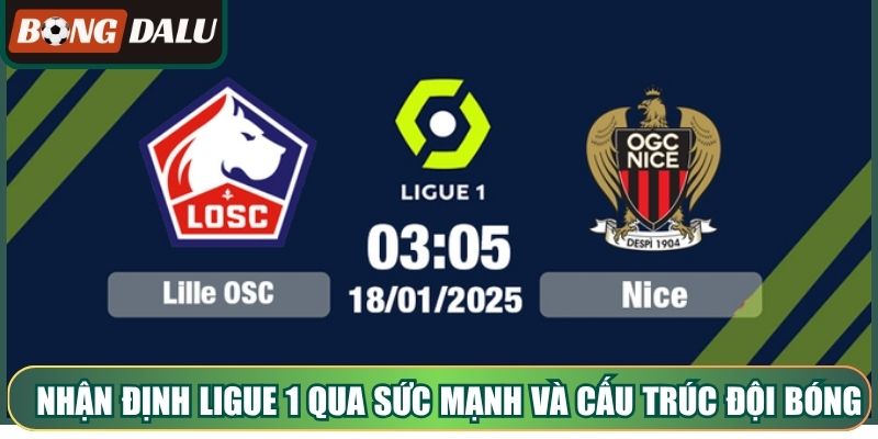 Nhận định Ligue 1 qua sức mạnh và cấu trúc đội bóng