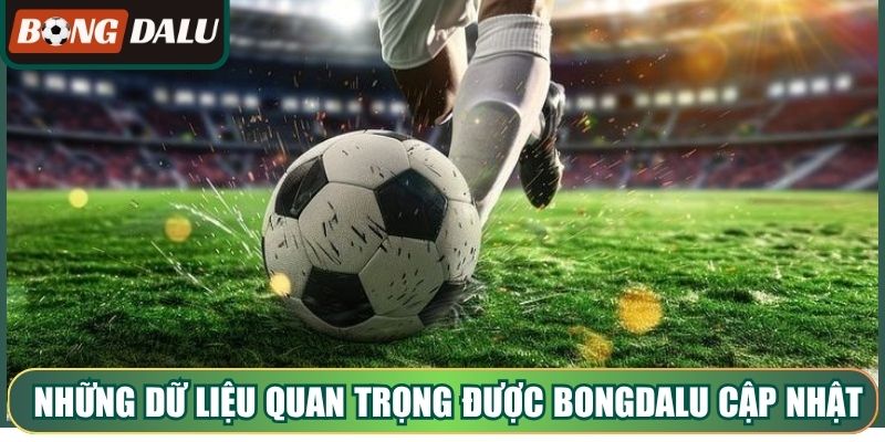 Những dữ liệu quan trọng được Bongdalu cập nhật liên tục