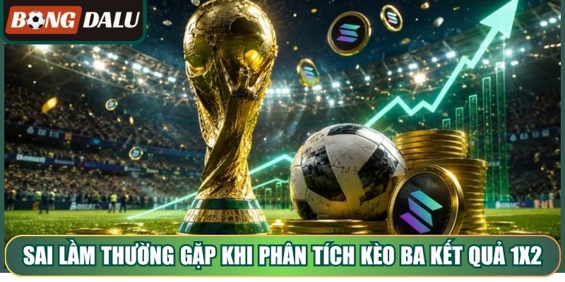 Sai lầm thường gặp khi phân tích kèo ba kết quả 1X2