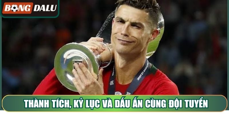 Thành tích, kỷ lục và dấu ấn cùng đội tuyển Bồ Đào Nha